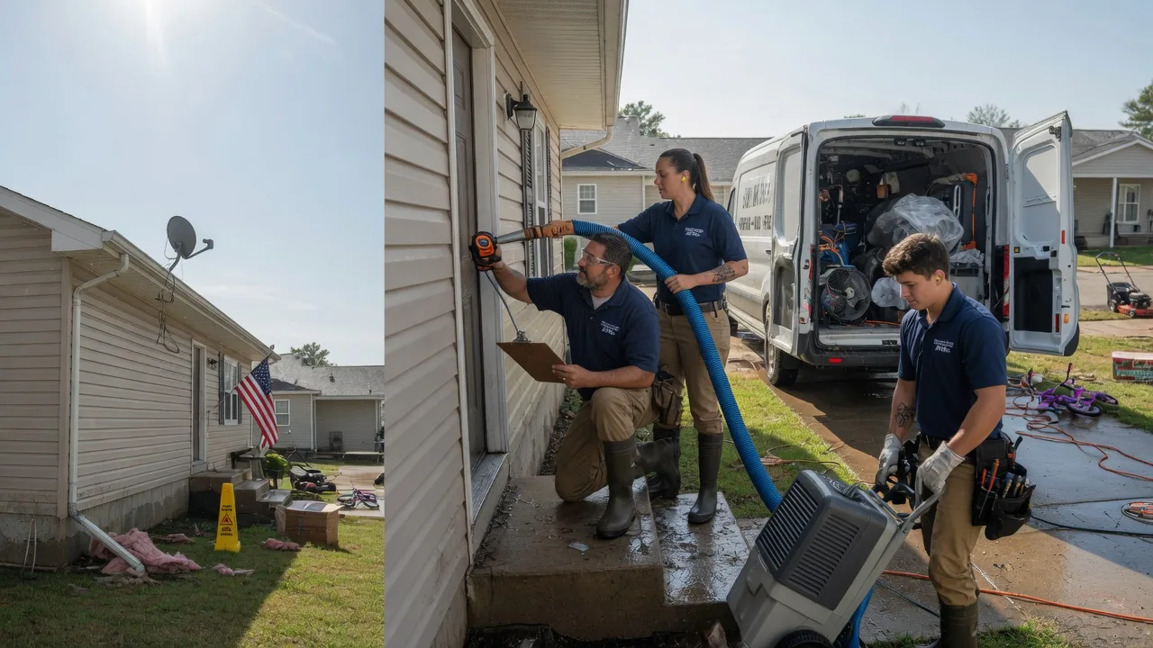 Ceiling Water Damage Restoration in Hoffman, NC near me